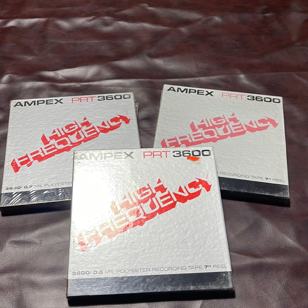 🎶🎞️ Vintage Ampex PRT 3600 Recording 7” Tape 🎶🎞️